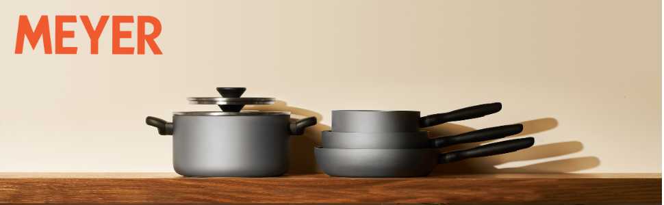 Meyer Bauhaus Non Stick 3 Piece Cookware Set, 16/18/20cm