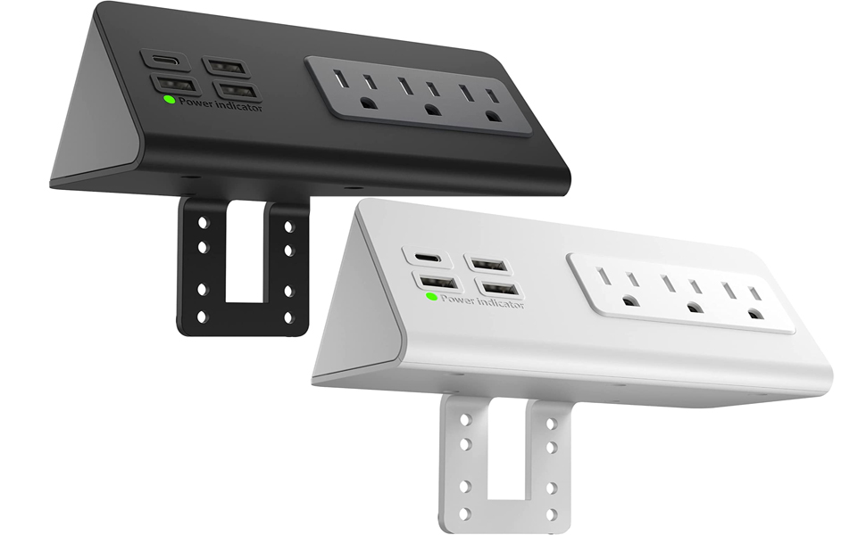 Power charge station Edge clamp Mount with USBC ports