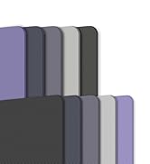 Plastic Cutting Boards for Kitchen, WK Flexible Cutting Board Set of 10, Non Slip Cutting Mats wi...