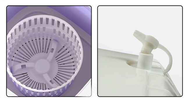 Portable Washing Machine,16L Small Washer with Spin Drainage Basket, 3 Modes Deep Cleaning Suitable for Underwear, Socks, Baby Clothes, Foldable Design Ideal for Apartments, Hotels, RV 28 Portable Washing Machine