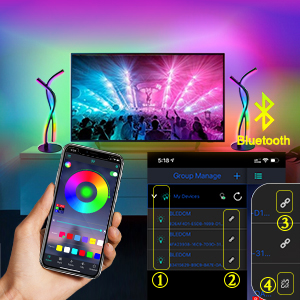 RGB smart LED lamp
