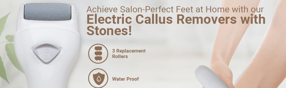 Electric Callus Removers with Stones