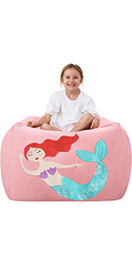 stuffed animal bean bag