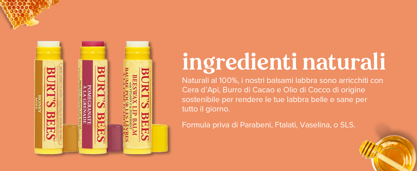 Burt´s Bees Trio Tin Lip Balm Beeswax + Pomegranate + Honey Edizione