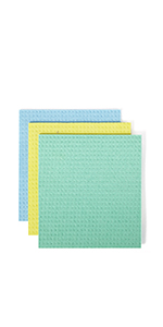 Reusable Sponge cloths, sponge cloths, Kitchen Wipes, cleaning cloth