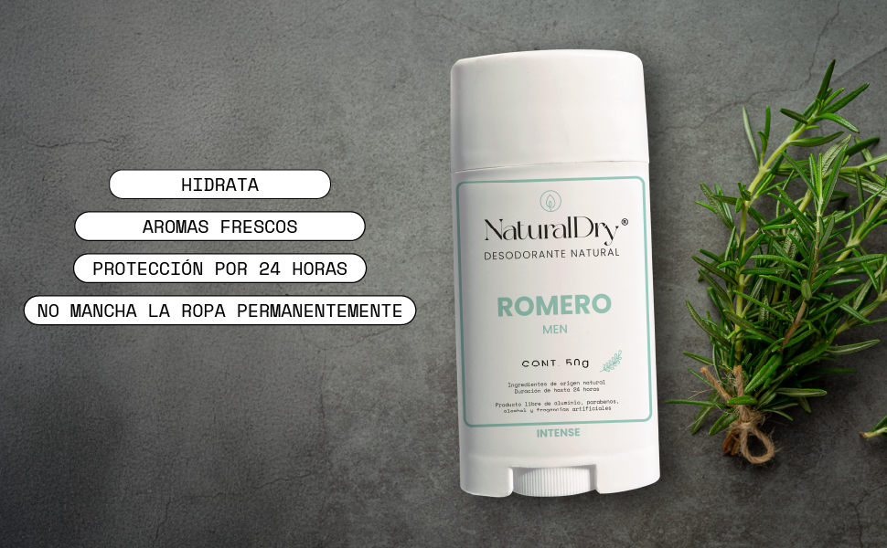 beneficios romero intense hombre barra