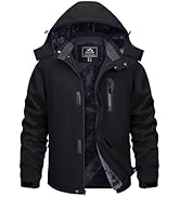 TACVASEN Men's Ski Snowboard Jacket Warm Winter Windproof Hiking Fishing Travel Fleece Lined Jack...