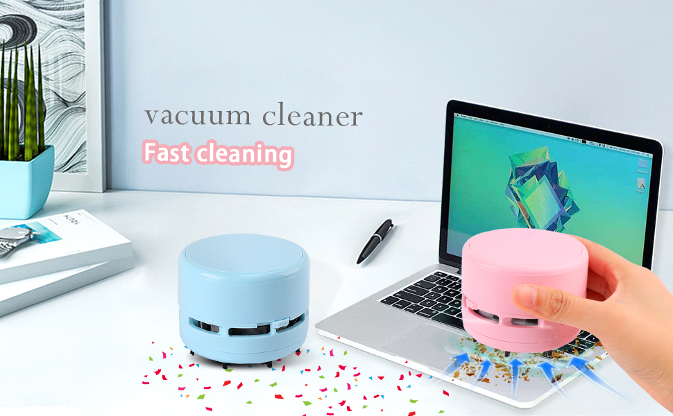 Desktop Vacuum Cleaner, Mini Vacuum Cleaner, Portable Keyboard Sweeper
