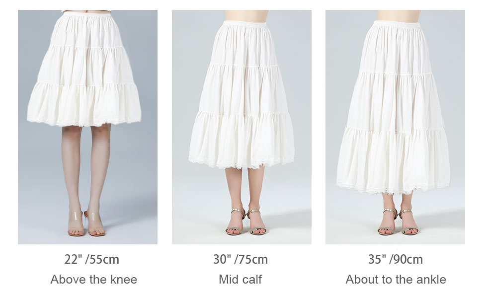 cotton underskirt