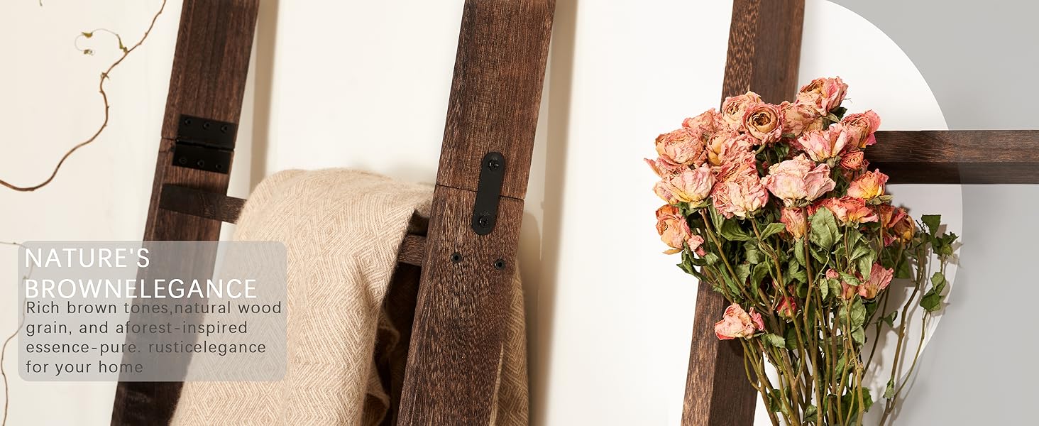 wooden blanket ladder