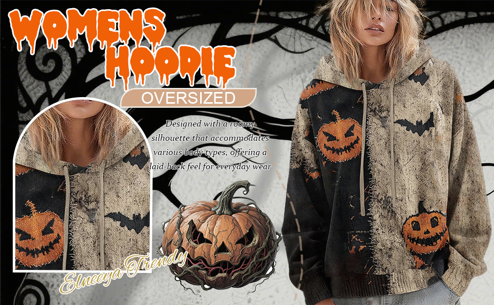 Womens Halloween Hoodie