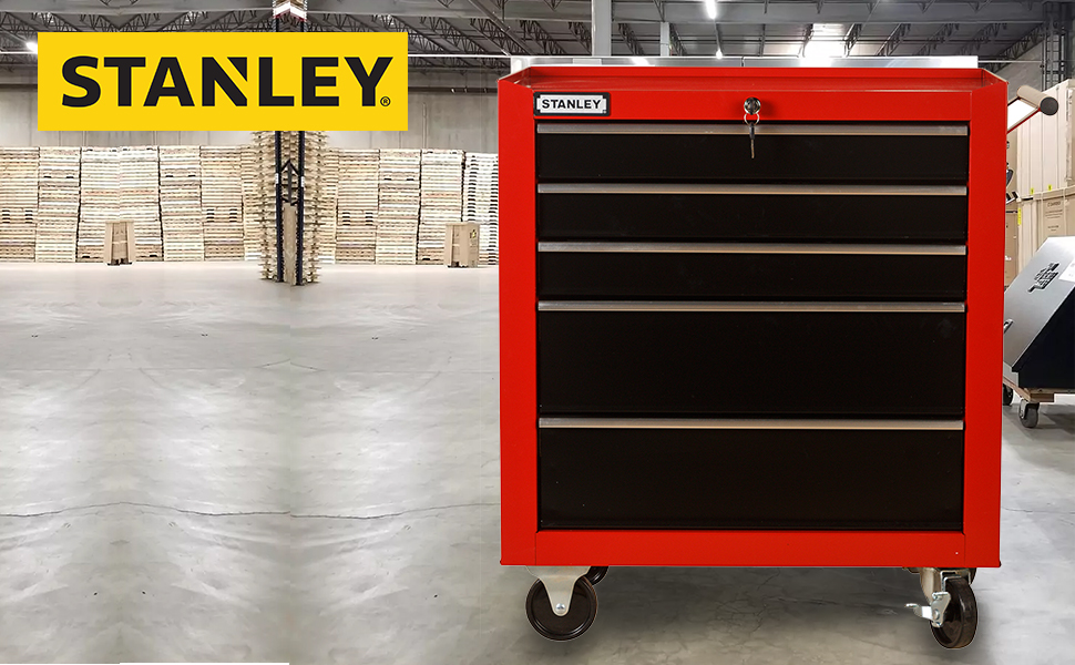 STANLEY 96223L 5Drawer Tool Cart Amazon.in Home Improvement