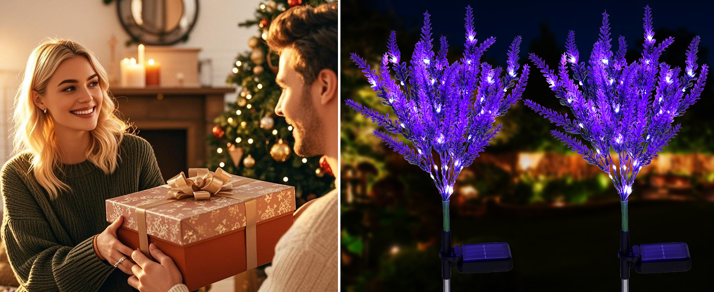 led flowers outdoor solar