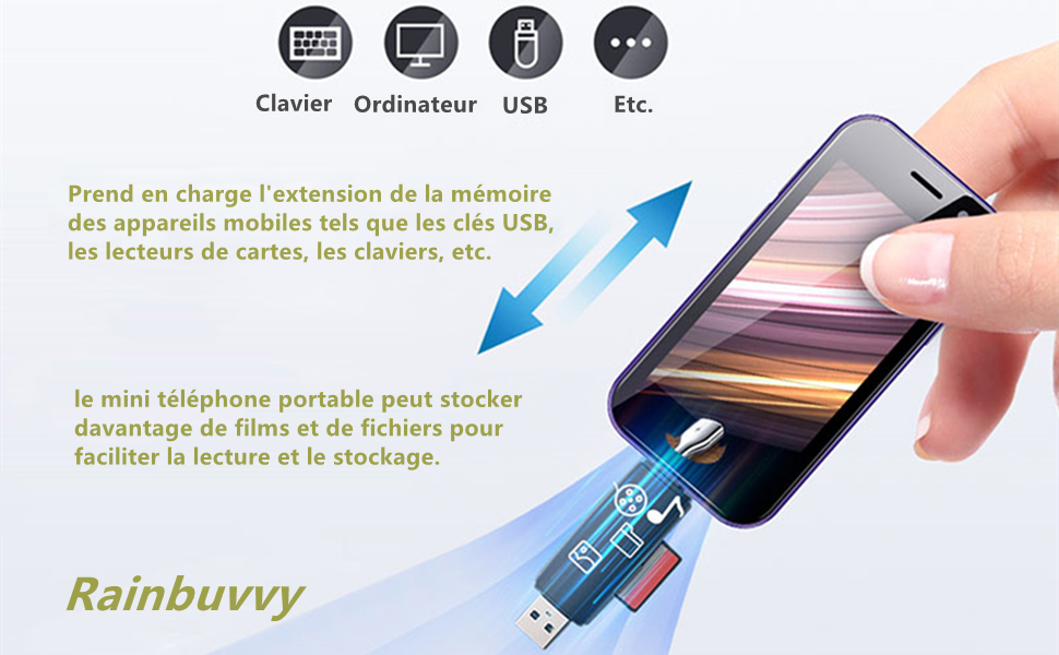 Rainbuvvy 超コンパクトスマホ Rainbuvvy 超コンパクトスマホ Rainbuvvy 超コンパクトスマホ