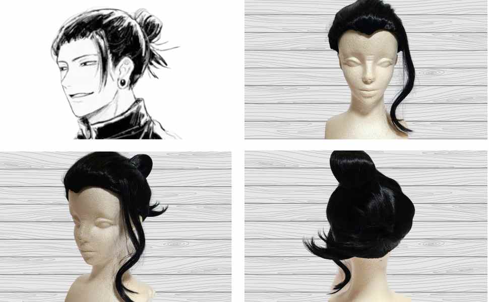 Amazon.co.jp: 夏油傑 ウィッグ コスプレ げとうすぐる カツラ