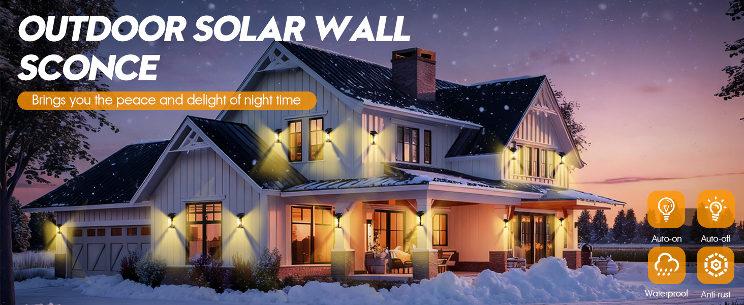 solar porch lights outdoor
