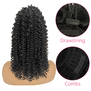 Drawstring Ponytail Deep Curly 