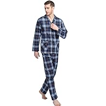 zweiteiliger schlafanzüge für herren flanell