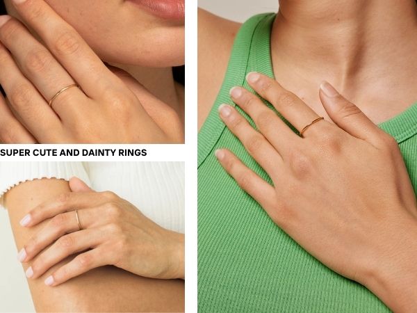 Super Cute and Dainty Rings