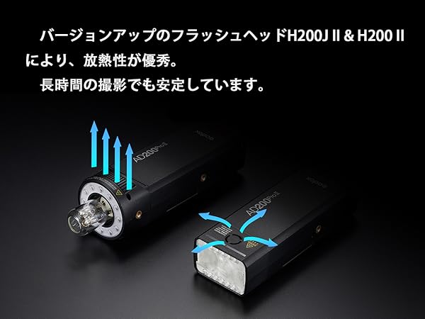 Amazon | Godox AD200Pro II ストロボ フラッシュ TTL 2.4g