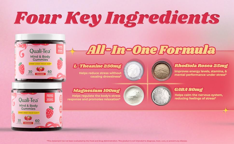 mood support; focus; magnesium citrate; l-theanine; gaba; chamomile; lavender; herbal; vegan;