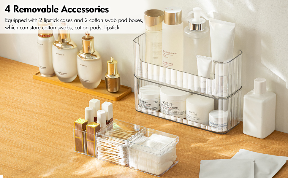 Stackable Makeup Organizer Tray