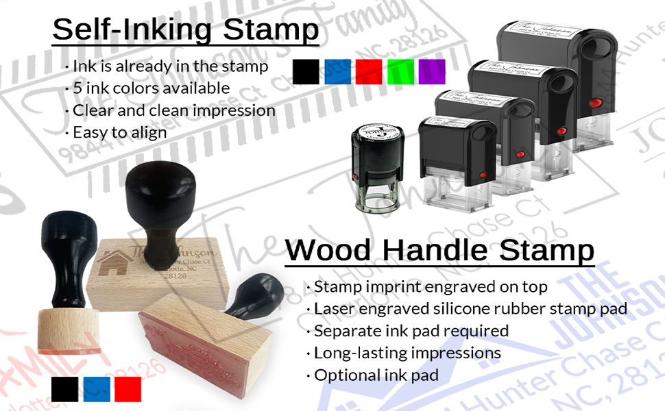 Personalized Teacher Stamp Custom Self Inking Sign and