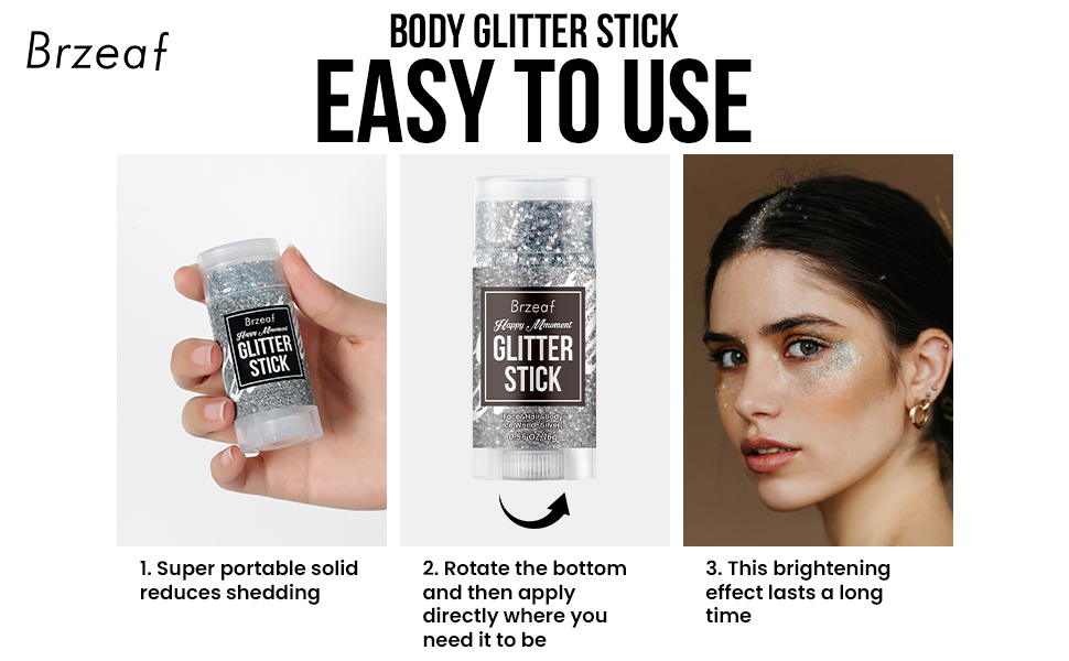 Glitter Stick Makeup