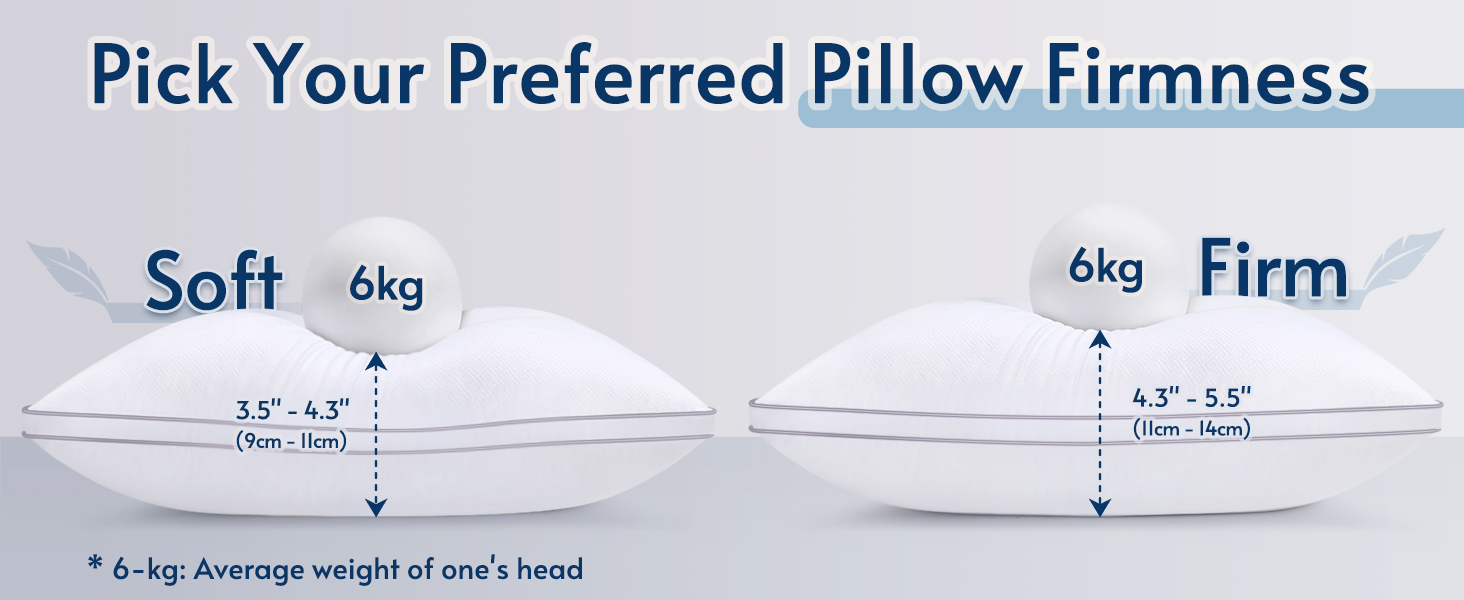 viewstar King Size Pillows Set of 2, Pillows King Size 2