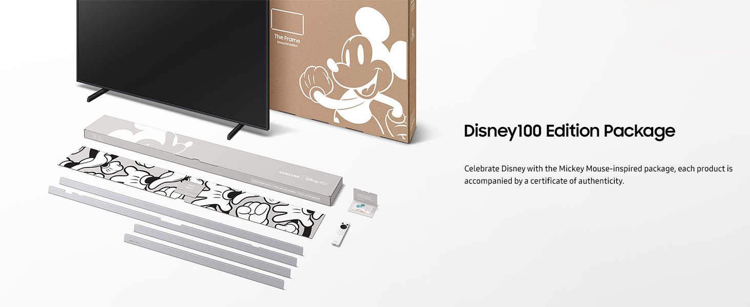 SAMSUNG SPECIAL FRAME DISNEY 100 EDITION 55Inch Class QLED The Frame