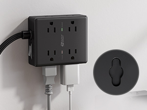multi plug wall outlet extender