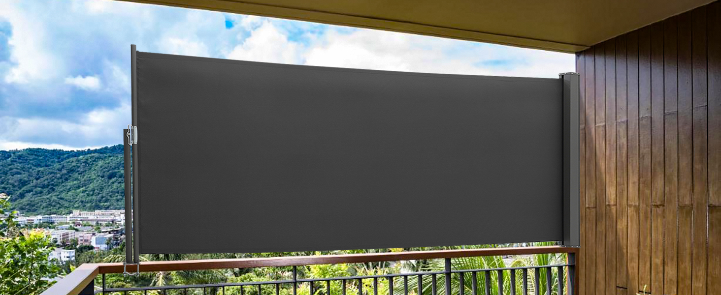 Side Awning Screen Fence