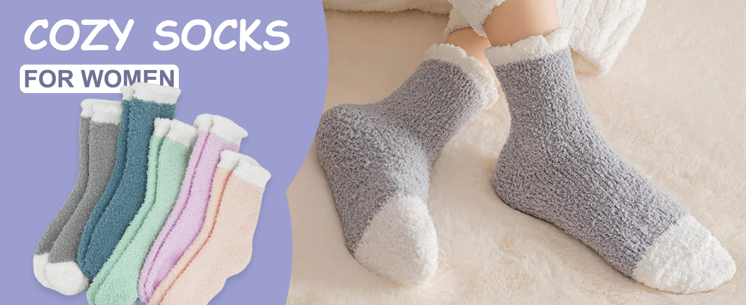 fuzzy socks for women