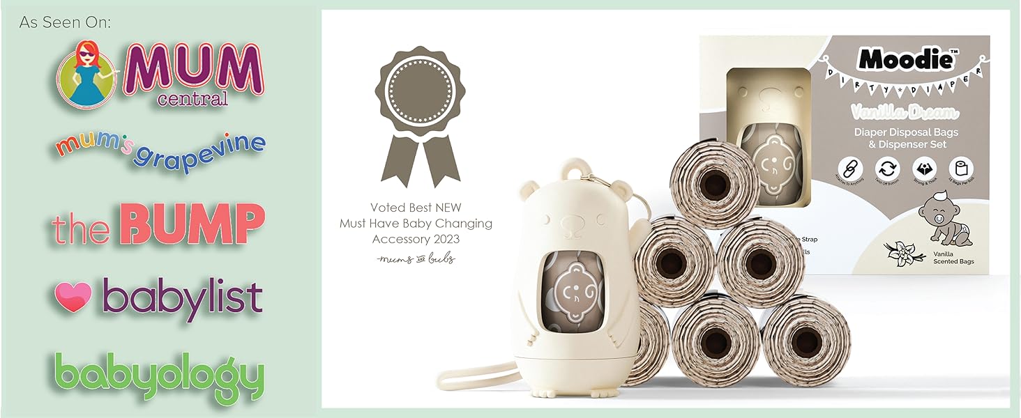 baby poop bags, dirty diaper bags, disposable diaper bags