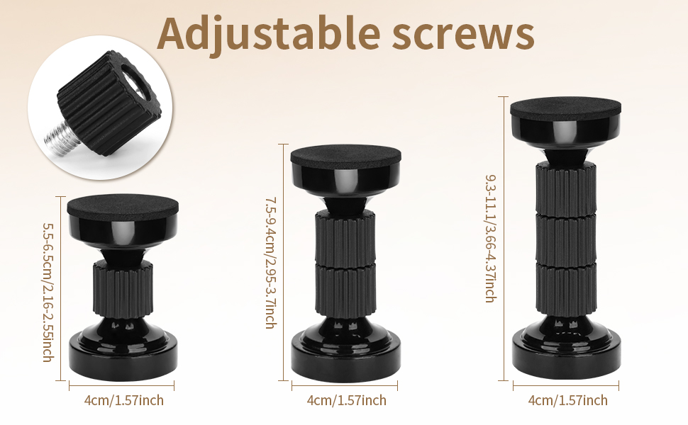 Purkyoolar 2pcs Adjustable Bed Frame Anti Shake Tool