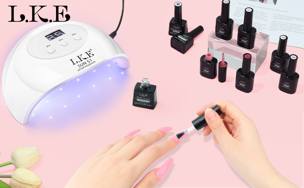 gel polish kit with uv light starter kit