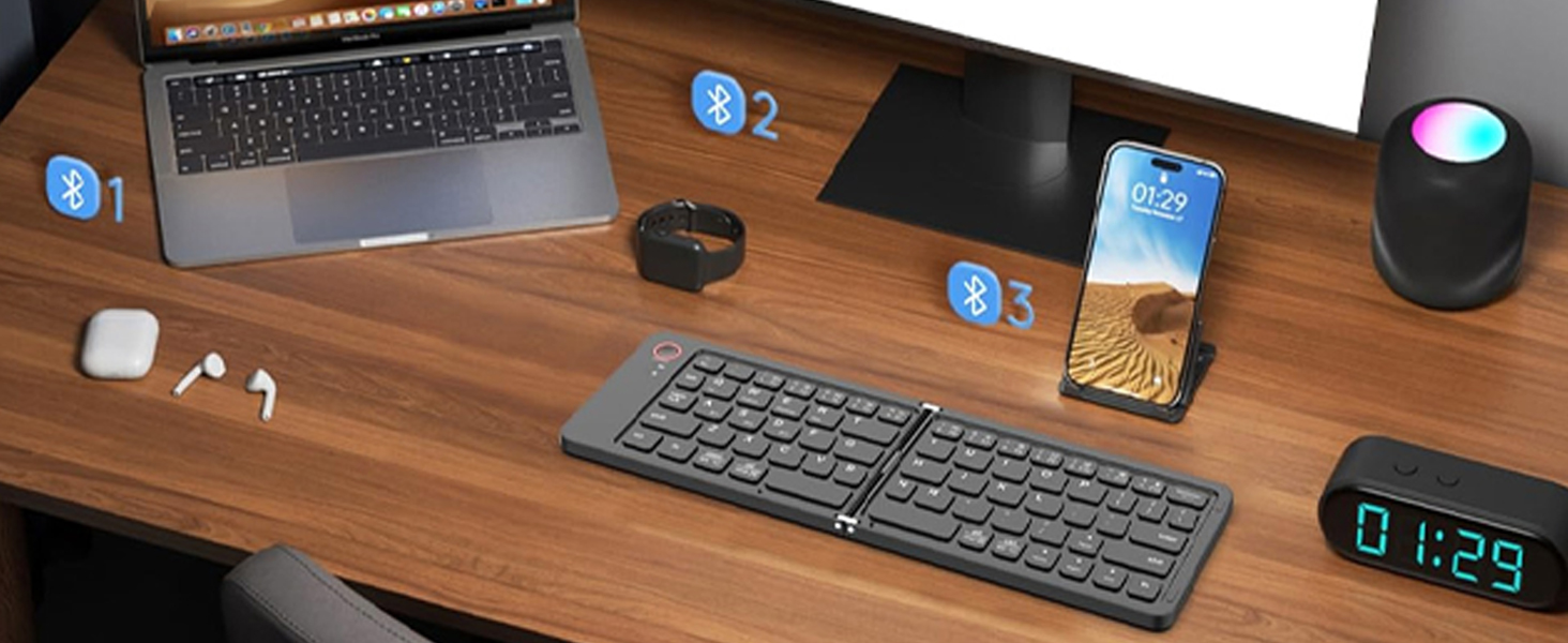 Foldable Bluetooth keyboard