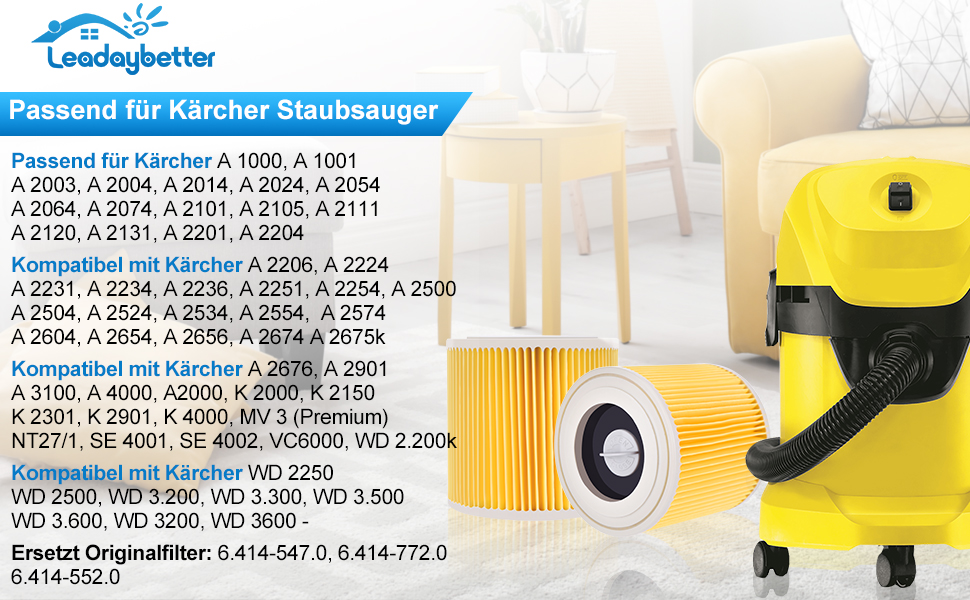 Kärcher Wd3 Nasssaugen Mit Oder Ohne Filter www.amazon.de