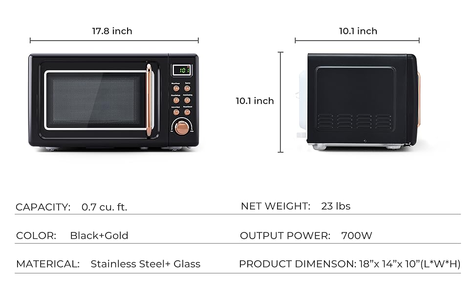 countertop small microwave