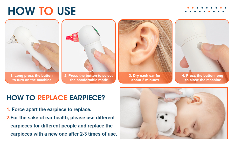 ear water dry dryer drying swimmer swimming bath shower diving