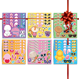 Make Your Own Easter Character Stickers