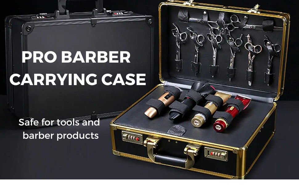 Barber Carrying Case, Barber Briefcase for clippers and