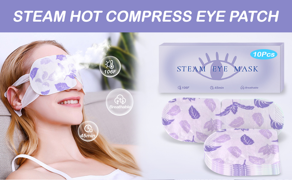 Herb Life Steam Eye Mask for Soothing, Dark Circles