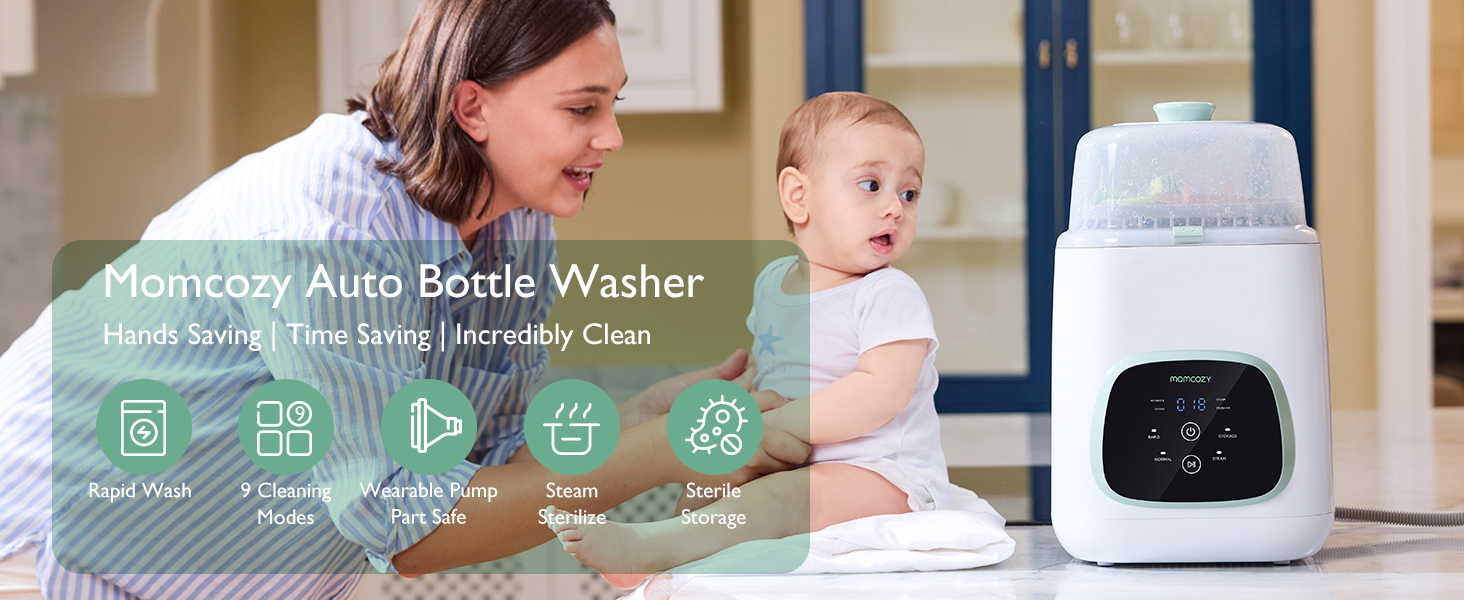 Momcozy Advanced Auto Baby Bottle Washer