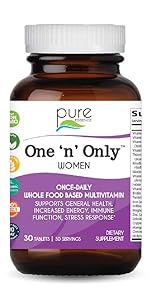 Energizing One-a-Day Whole Food Multivitamin For Women