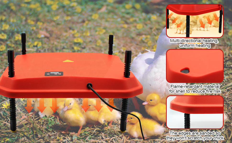 GIFANK Chicken Brooder Heating Plate for Chicks and