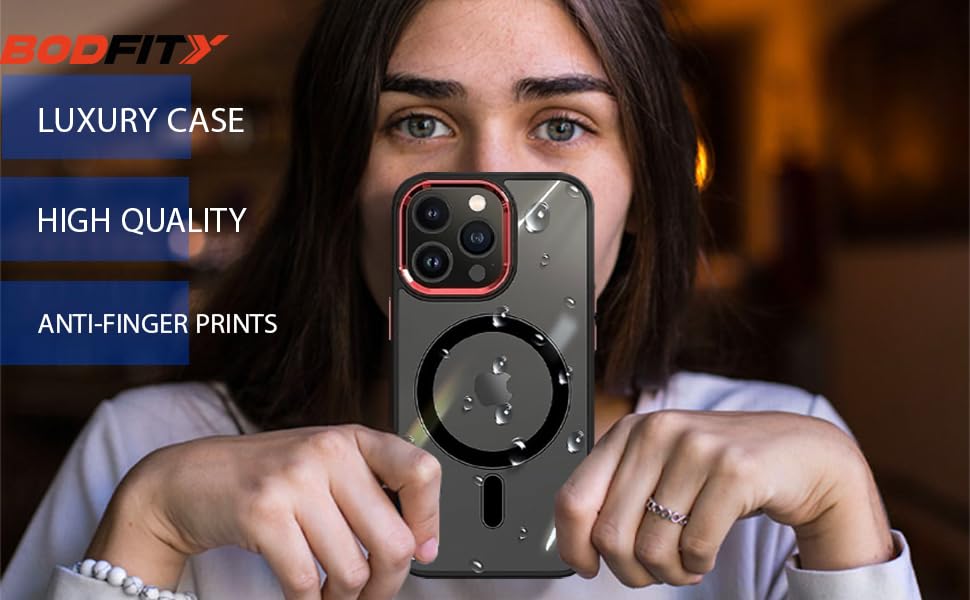 BODFITY Luxury Crystal iPhone 14 Pro Max with Metal Lens