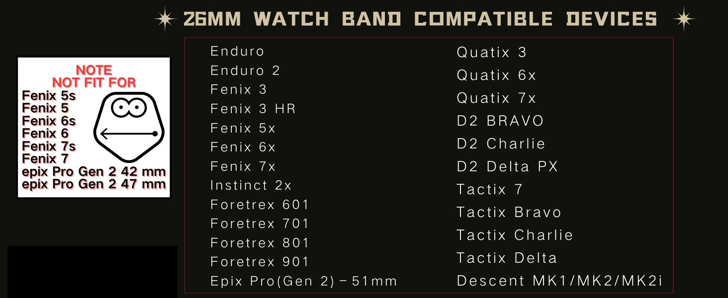 Watch Band for Garmin