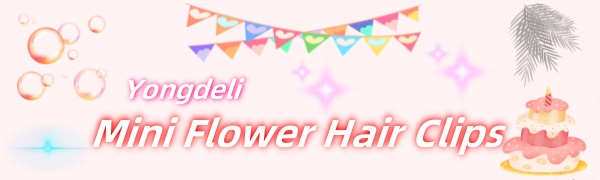 Mini Flower Hair Clip