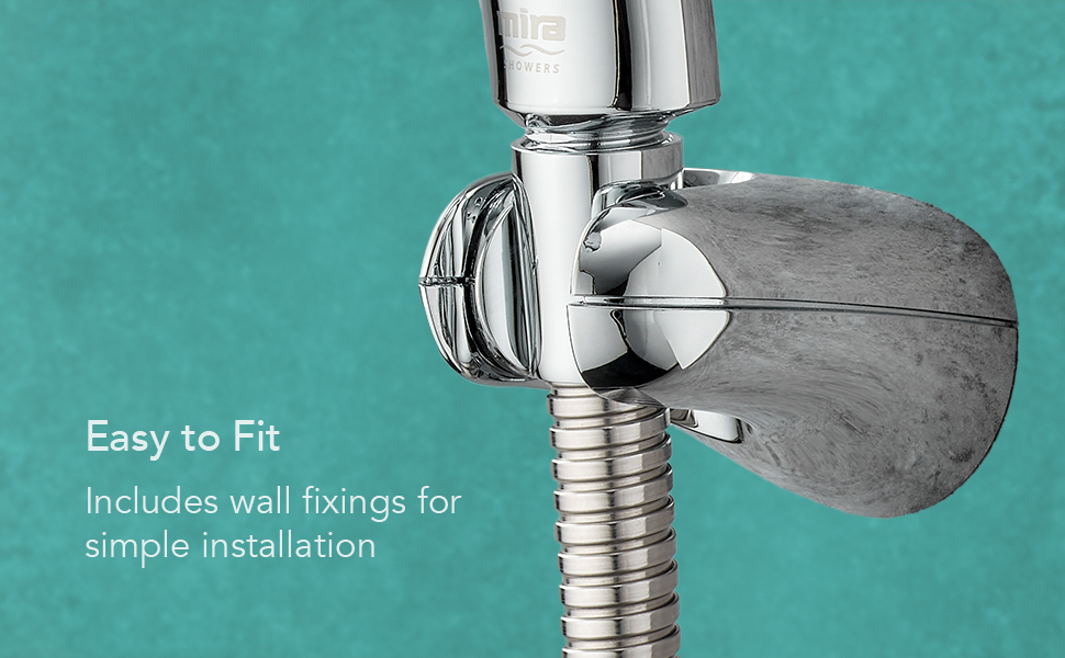 Mira Showers Logic Shower Head handset Holder Chrome 2.1605.150